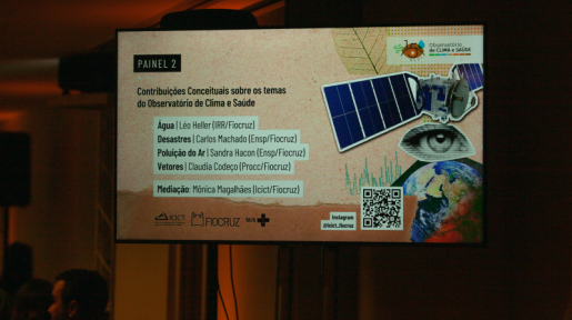 15 Anos do Observatório de Clima e Saúde. Foto: Raquel Portugal - Multimeios/Icict/Fiocruz 15 Anos do Observatório de Clima e Saúde