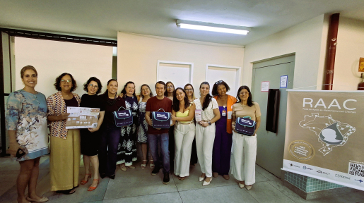 Integrantes da parceira para lançamento do projeto Niterói Amamenta+